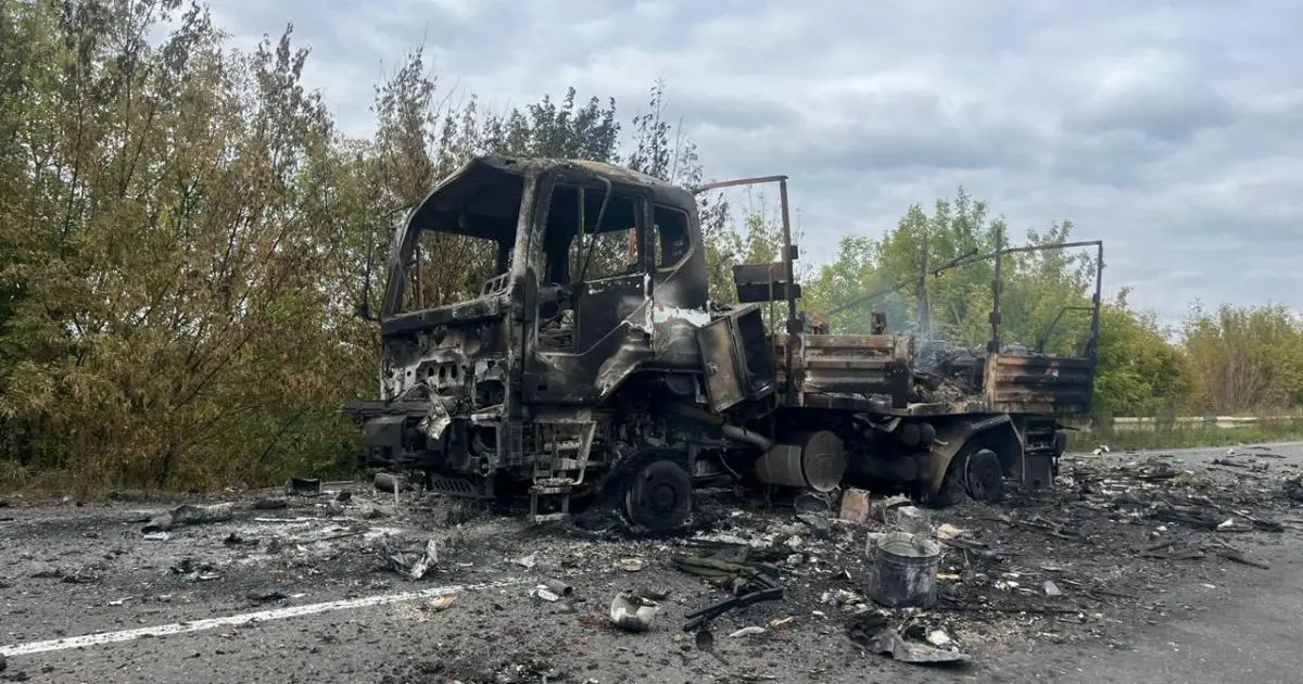 Важливу трасу на півдні Харківщини атакують FPV-дрони