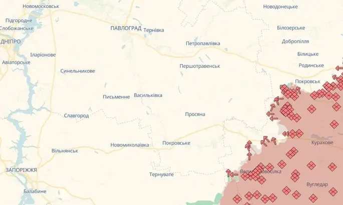 Россияне захватили еще один населенный пункт в направлении Днепропетровской области – DeepState