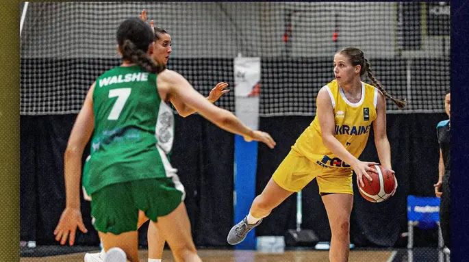 Жіноча збірна України U-20 програла Ірландії у другому матчі Євробаскету-2025