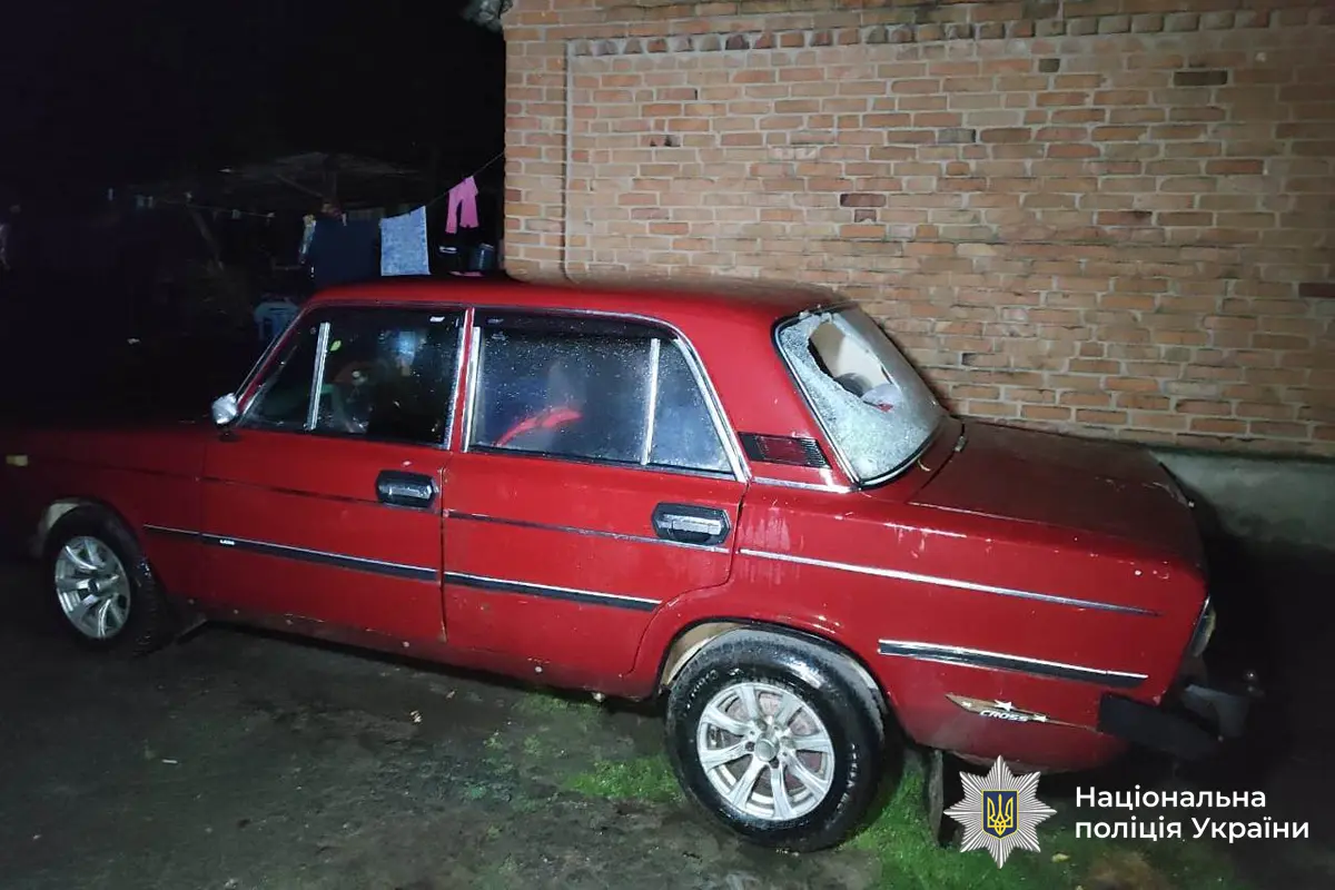 Двоє братів та дівчина погрожували переселенцям та побили їх авто на Вінниччині