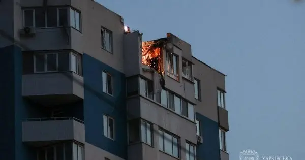 У Харкові через атаку ворожих БпЛА постраждали 17 людей