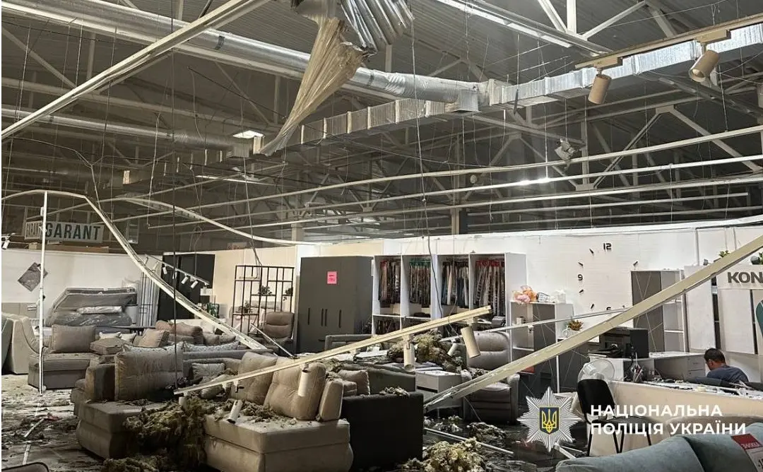 Kharkiv Strike: Women Injured in Furniture Store Attack
