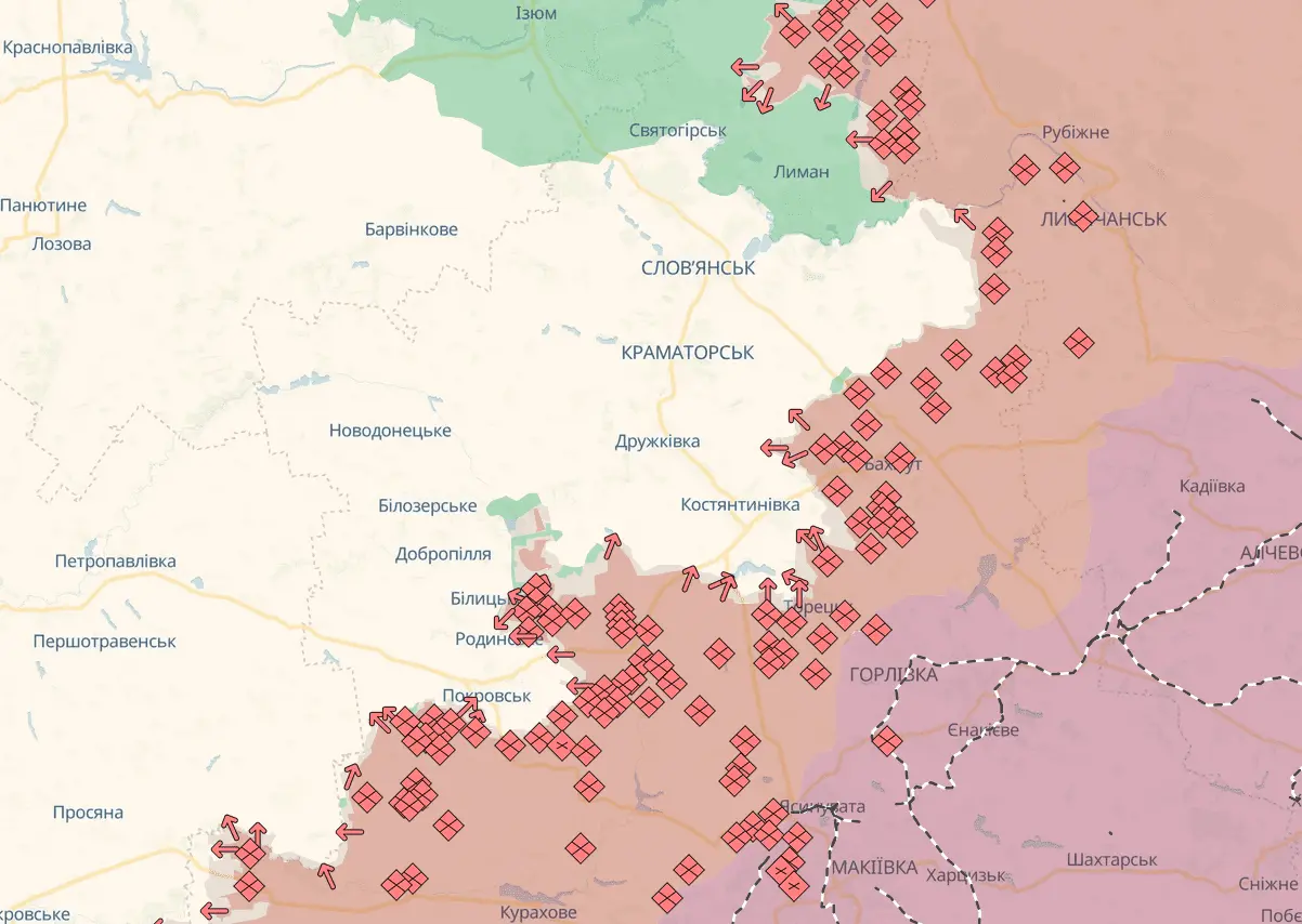 Протягом доби зафіксовано 102 боєзіткнення, – Генштаб ЗСУ