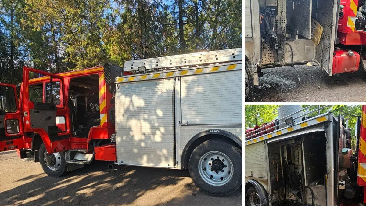 У Криворізькому районі ворог атакував рятувальників, які гасили пожежу