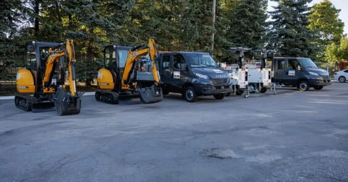 Німеччина передала двом громадам Харківщини будівельні набори