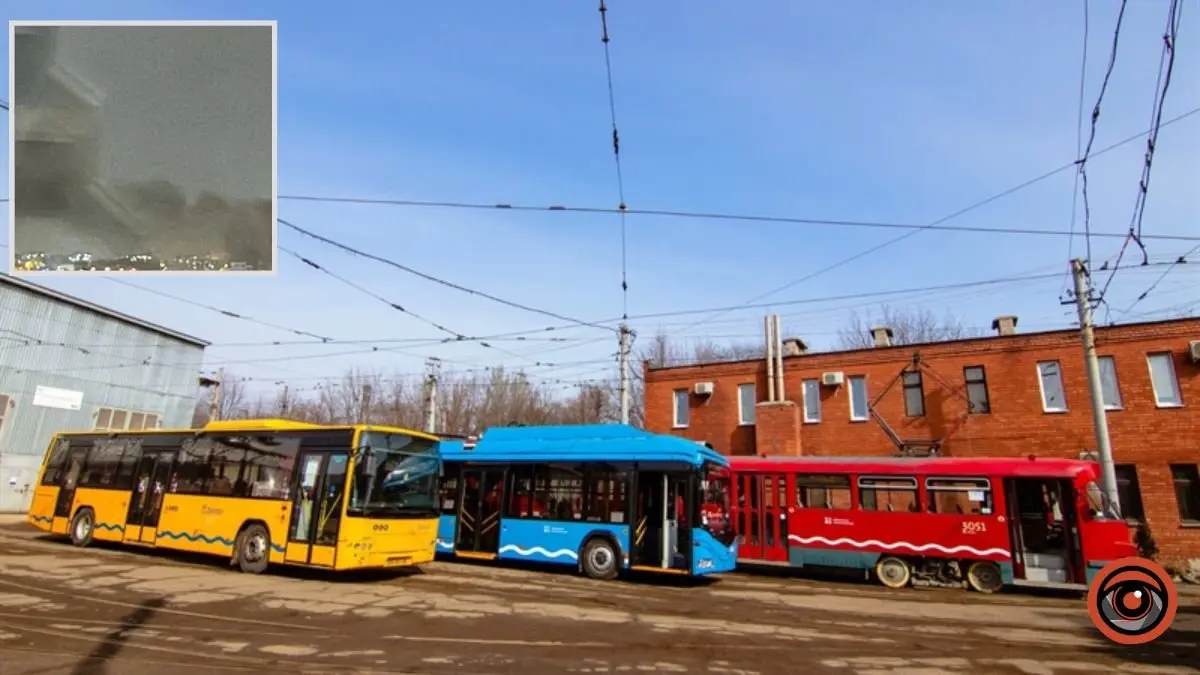 Через масовану ворожу атаку на Дніпро 30 серпня змінився рух громадського транспорту