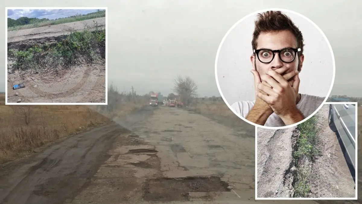«Ями по коліно»: що не так з дорогою Котовка – Магдалинівка у Дніпропетровській області, якою відмовляються їхати «швидкі» та автобуси