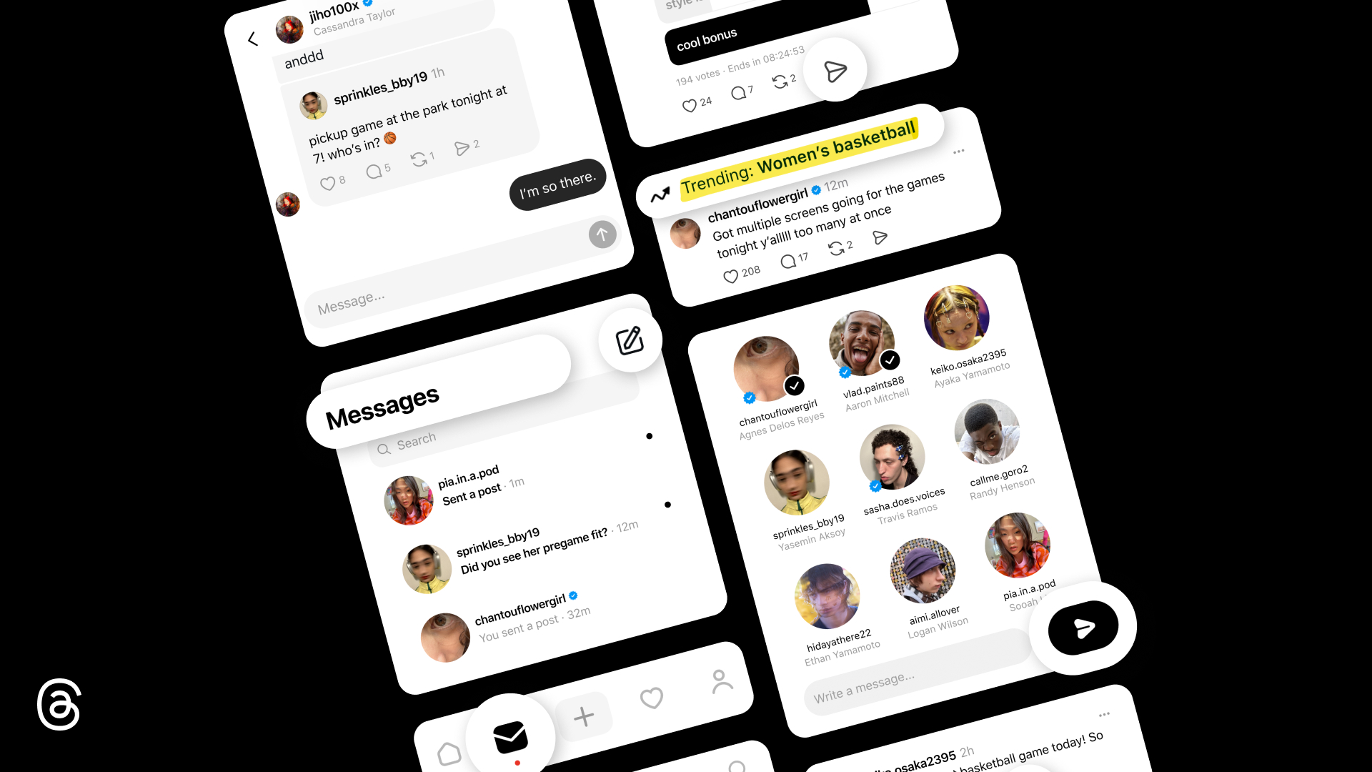 Threads запустив приватні повідомлення та функцію виділення трендів