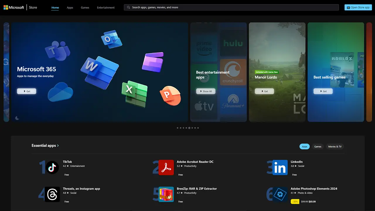 Microsoft обмежила вимкнення оновлень в Microsoft Store