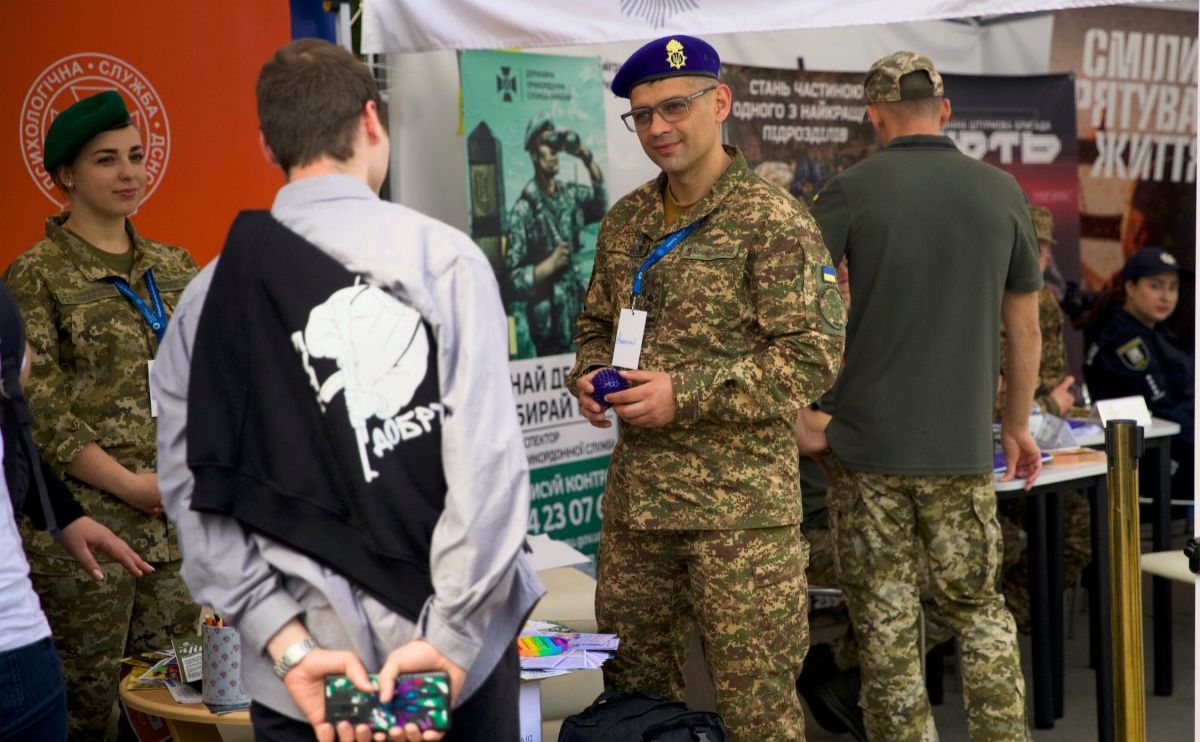 Нацгвардія долучилася до «Фестивалю кар’єри» як один з найбільших роботодавців країни