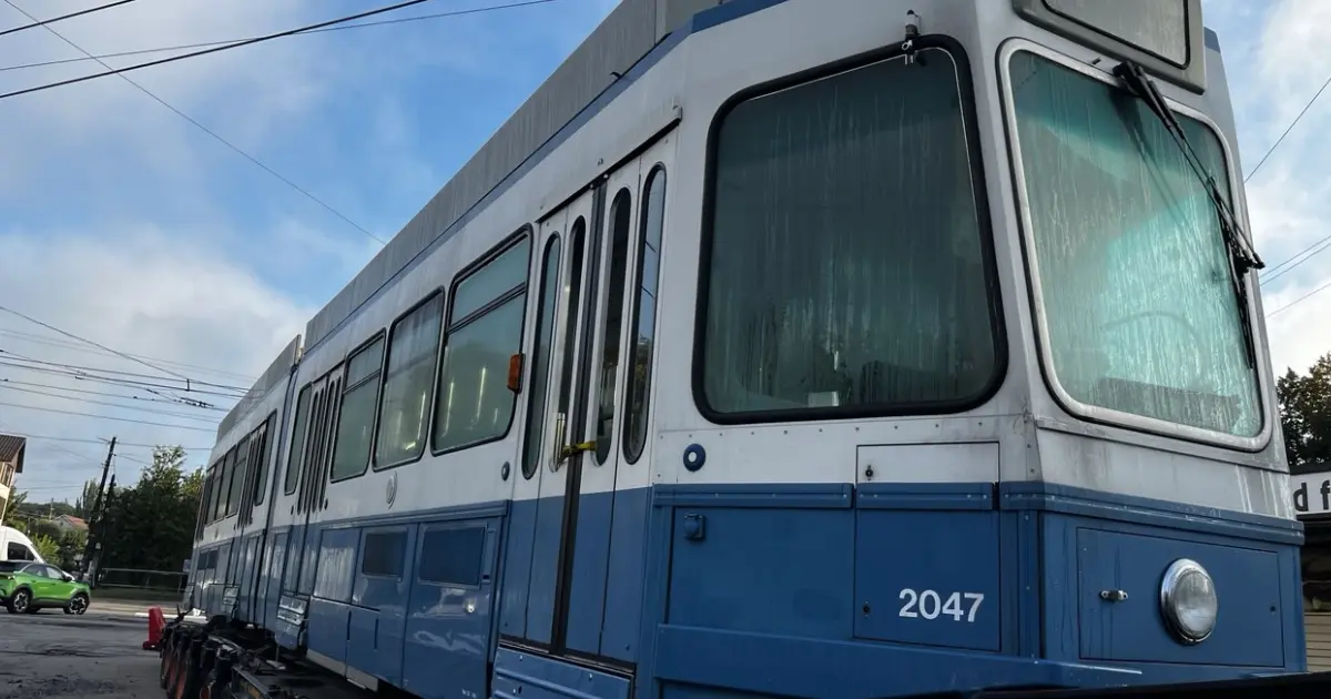 У Вінницю доставили ще один трамвай TRAM 2000