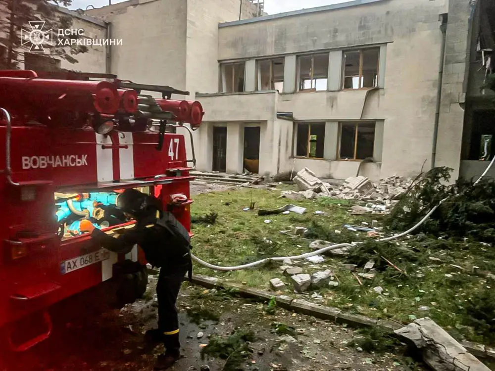 Російський дрон атакував базу відпочинку у Чугуївському районі