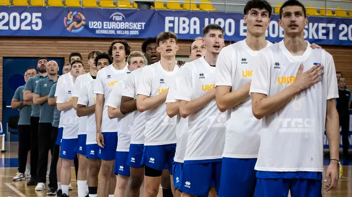 Україна U-20 зазнала другої поразки поспіль на Євробаскеті-2025