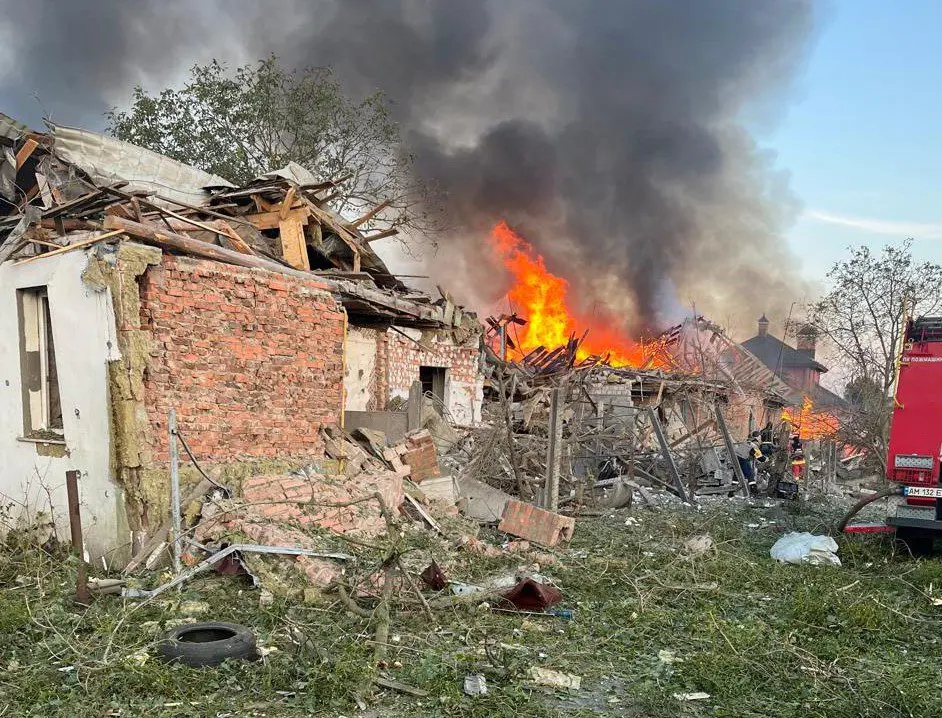 На Житомирщині під час масованої повітряної атаки загинула людина