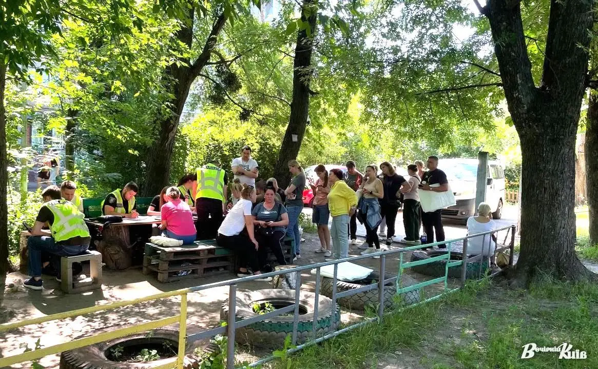 Матеріальна допомога мешканцям Києва, постраждалим від війни