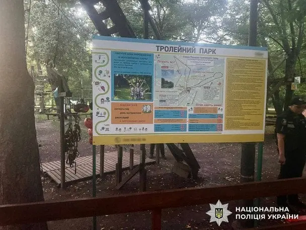 У Києві на канатній дорозі в парку "Перемога" травмувались діти - подробиці (фото)