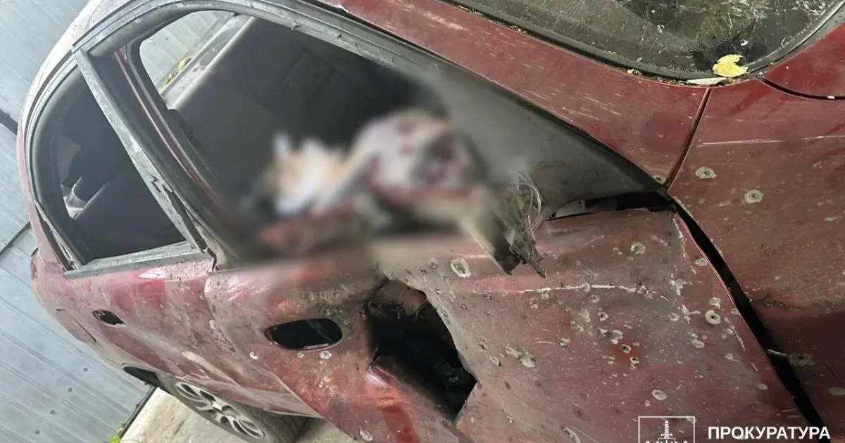 Російський дрон атакував цивільну автівку з родиною у Харківській області