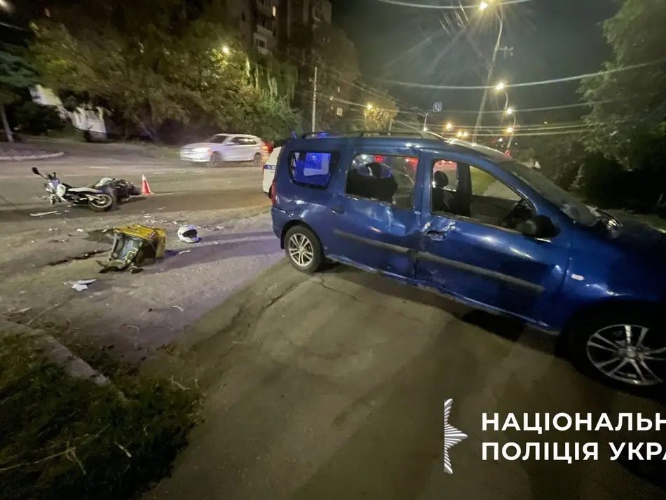 У Вінниці на Коріатовичів постраждав у ДТП з авто неповнолітній водій скутера