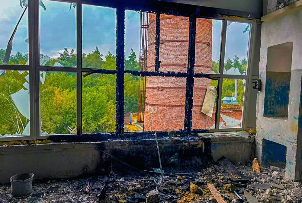 По котельні в Харкові росіяни вдарили двічі за ніч (фото)