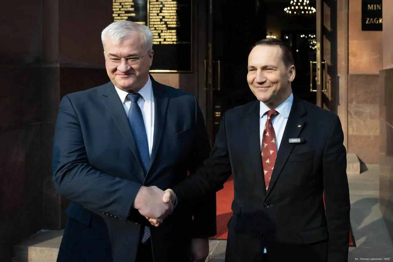 Сибіга привітав главу МЗС Польщі з підвищенням