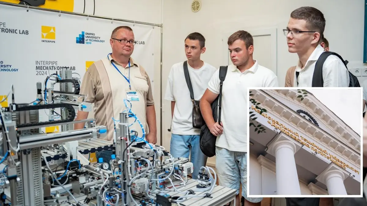 “Дніпровська політехніка” отримала декілька сотень заяв на вступ зі шкіл лівого берега, де побудували нові кабінети мехатроніки