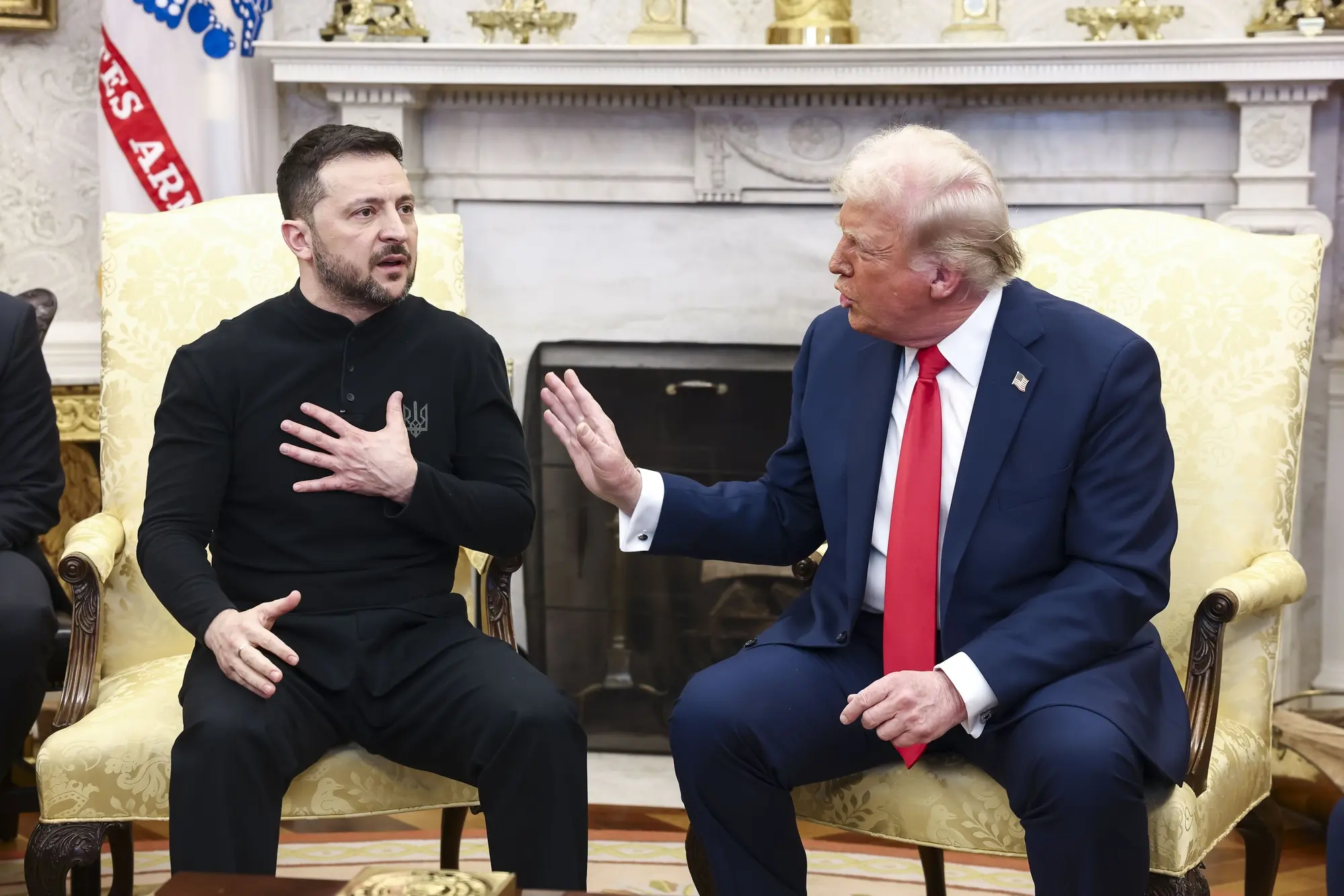 Зеленский начал встречу с Трампом