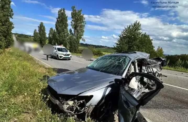 Поліцейські показали відео перших хвилин аварії з чотирма авто біля Рингача на Буковині