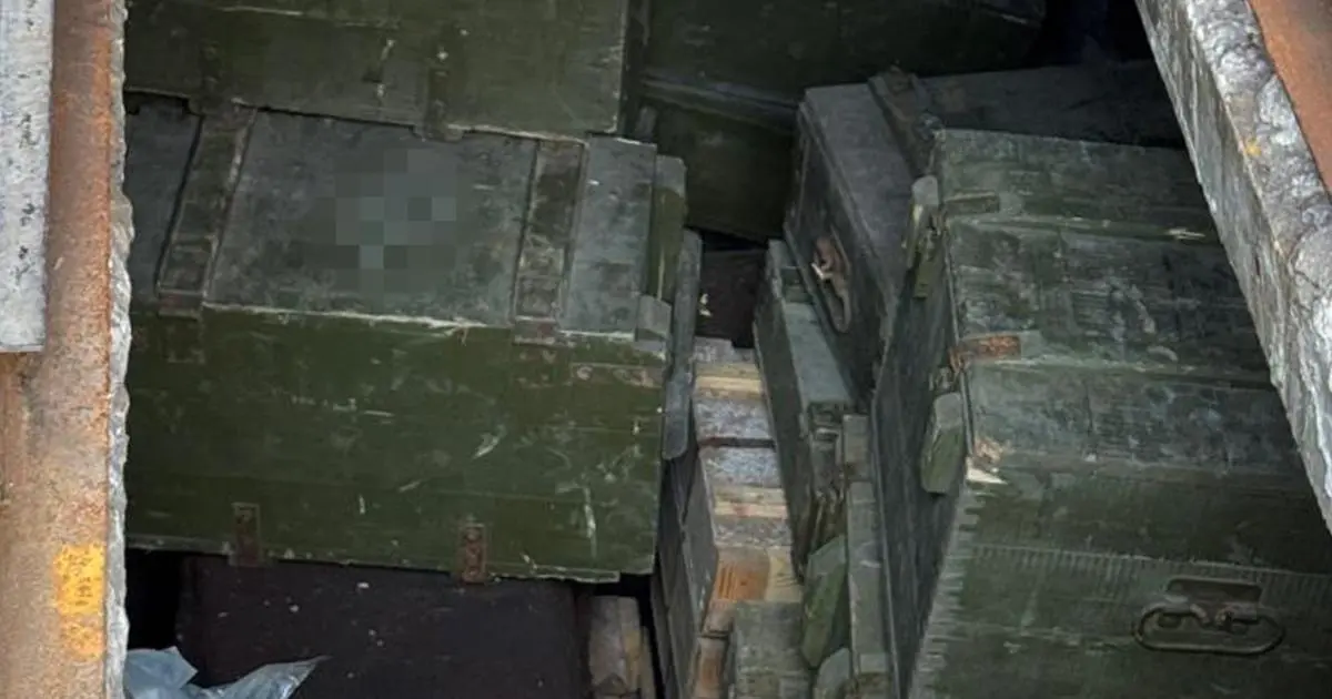 У Харкові знайшли великий арсенал російської зброї