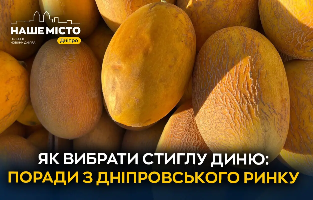 Соковиті дині сезону: як обрати найкращу у Дніпрі