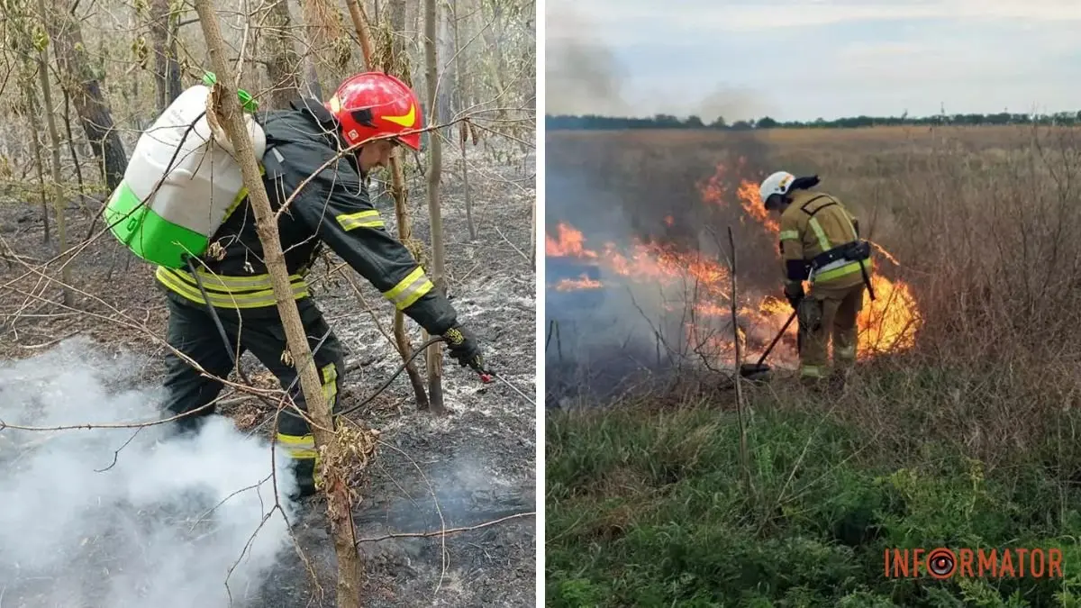 Мешканців Дніпра та області попередили про пожежну небезпеку