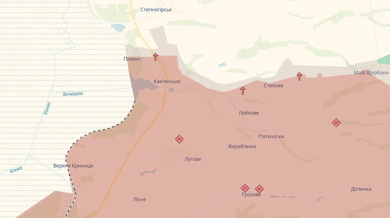 Літній наступ росіян у Запорізькій області: противник захопив Кам&#700;янське 