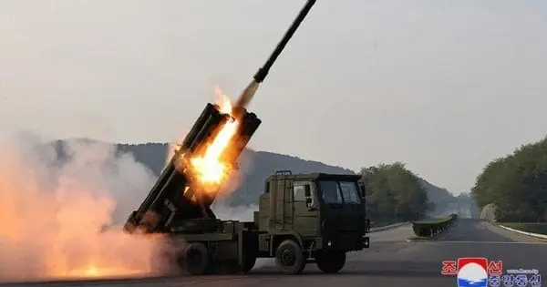 Сили безпілотних систем знищили рідкісну північнокорейську РСЗВ М1991