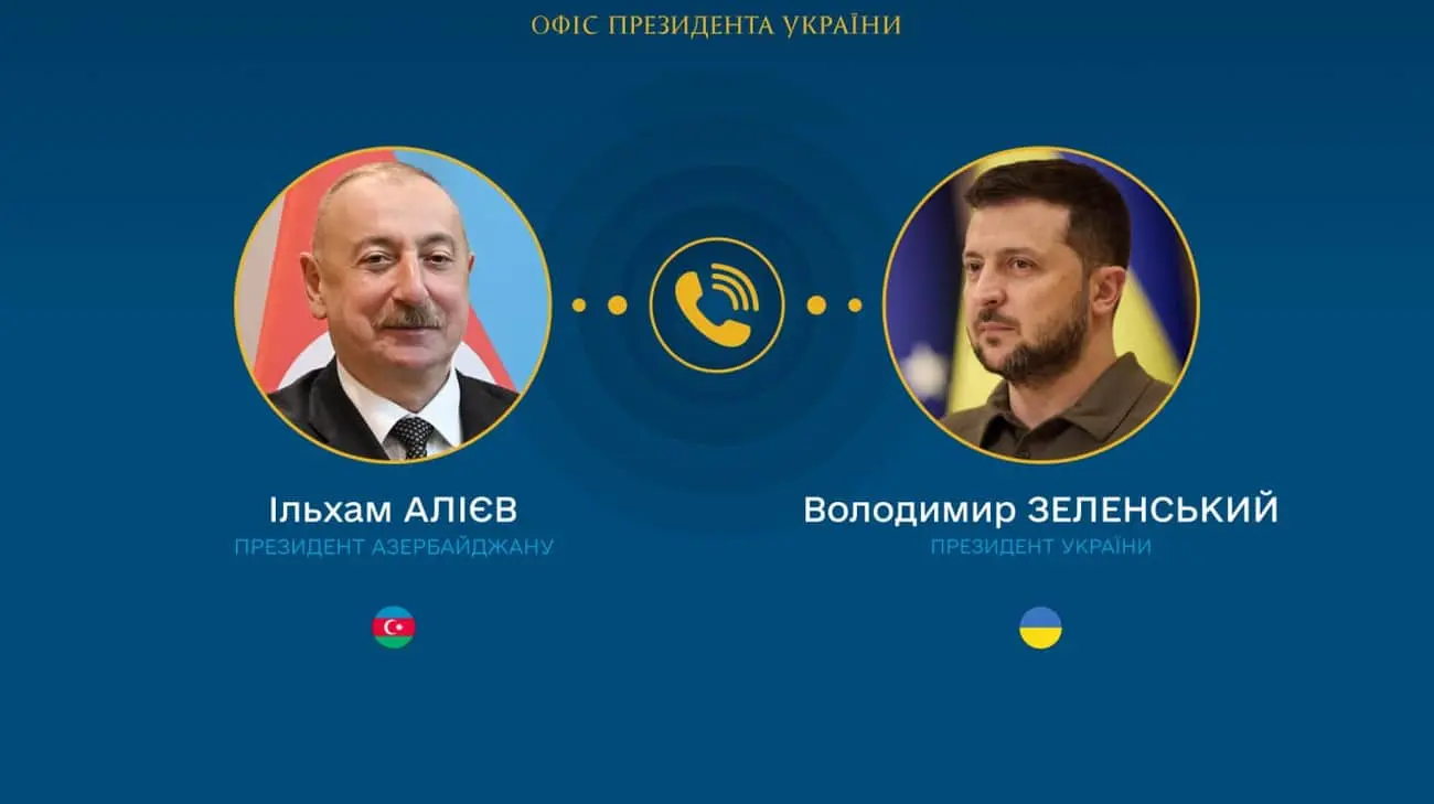 Зеленський підтримав Алієва на тлі конфлікту Азербайджану з Росією
