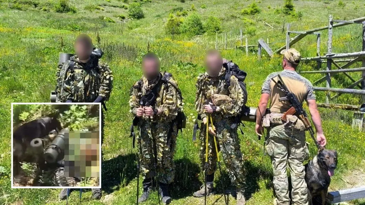 Допоміг спіймати службовий собака: троє чоловіків з Дніпропетровської області намагались втекти до Румунії