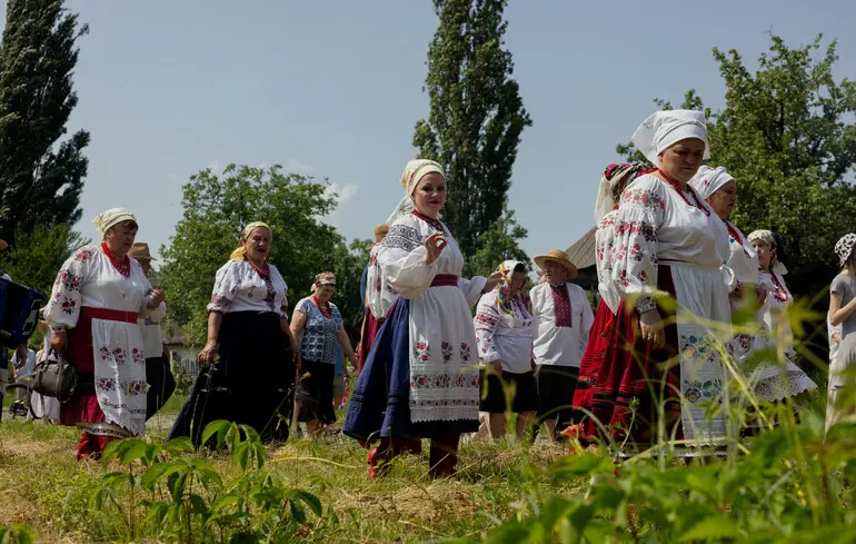 У Пирогово відсвяткували Трійцю: народна музика та традиції ожили в музеї просто неба