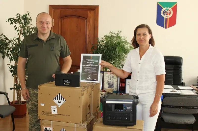 Козятинська громада передала військовим необхідне обладнання