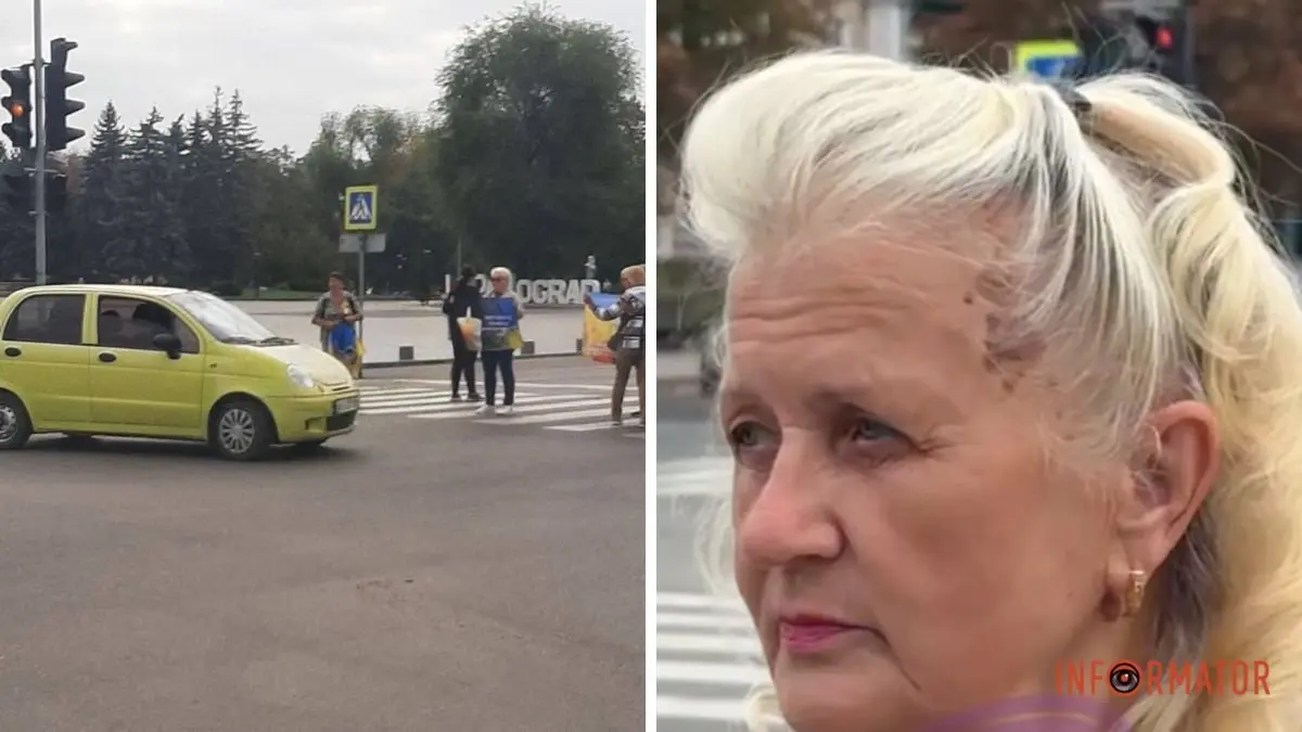 “Їхала прямо на нас”: у Павлограді водійка ледь не збила родини загиблих бійців під час хвилини мовчання