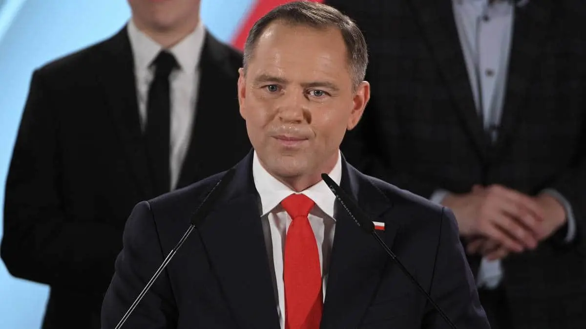 Навроцький уперше прокоментував перемогу на виборах президента Польщі