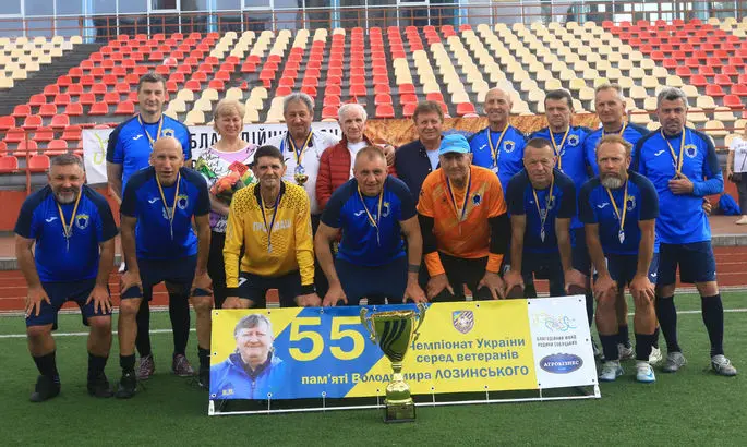 Определились призеры ветеранского чемпионата Украины 55+