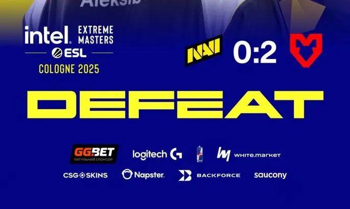 NAVI не вышли с первой попытки в плей-офф IEM Cologne 2025