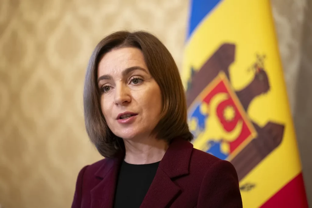 Санду: Росія хоче перетворити Молдову на плацдарм для вторгнення в Одеську область