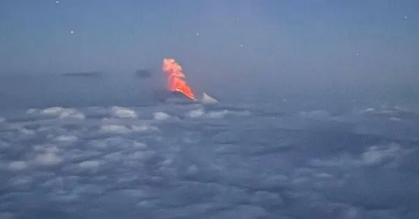 На російській Камчатці після землетрусу почалося виверження вулкана