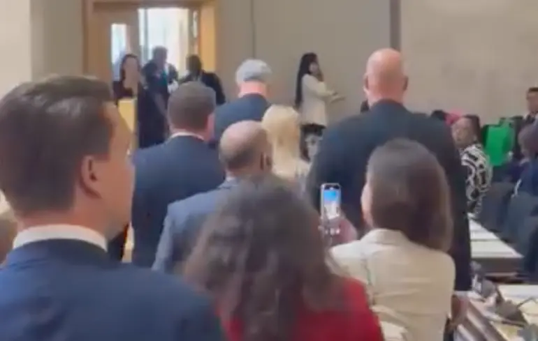 Антиросійський демарш: спікери парламентів вийшли з залу під час виступу Матвієнко у Женеві