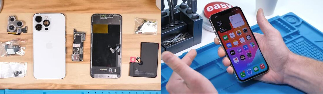 Блогер замовив деталі і зібрав iPhone 13 Pro: заплатив всього половину вартості нового смартфона