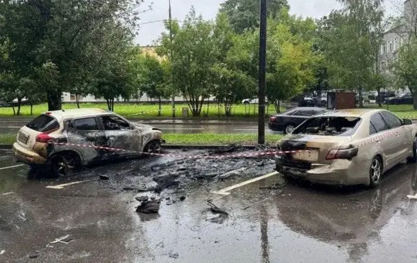 У Москві знищили авто керівника заводу з виготовлення дронів для російської армії: деталі, фото