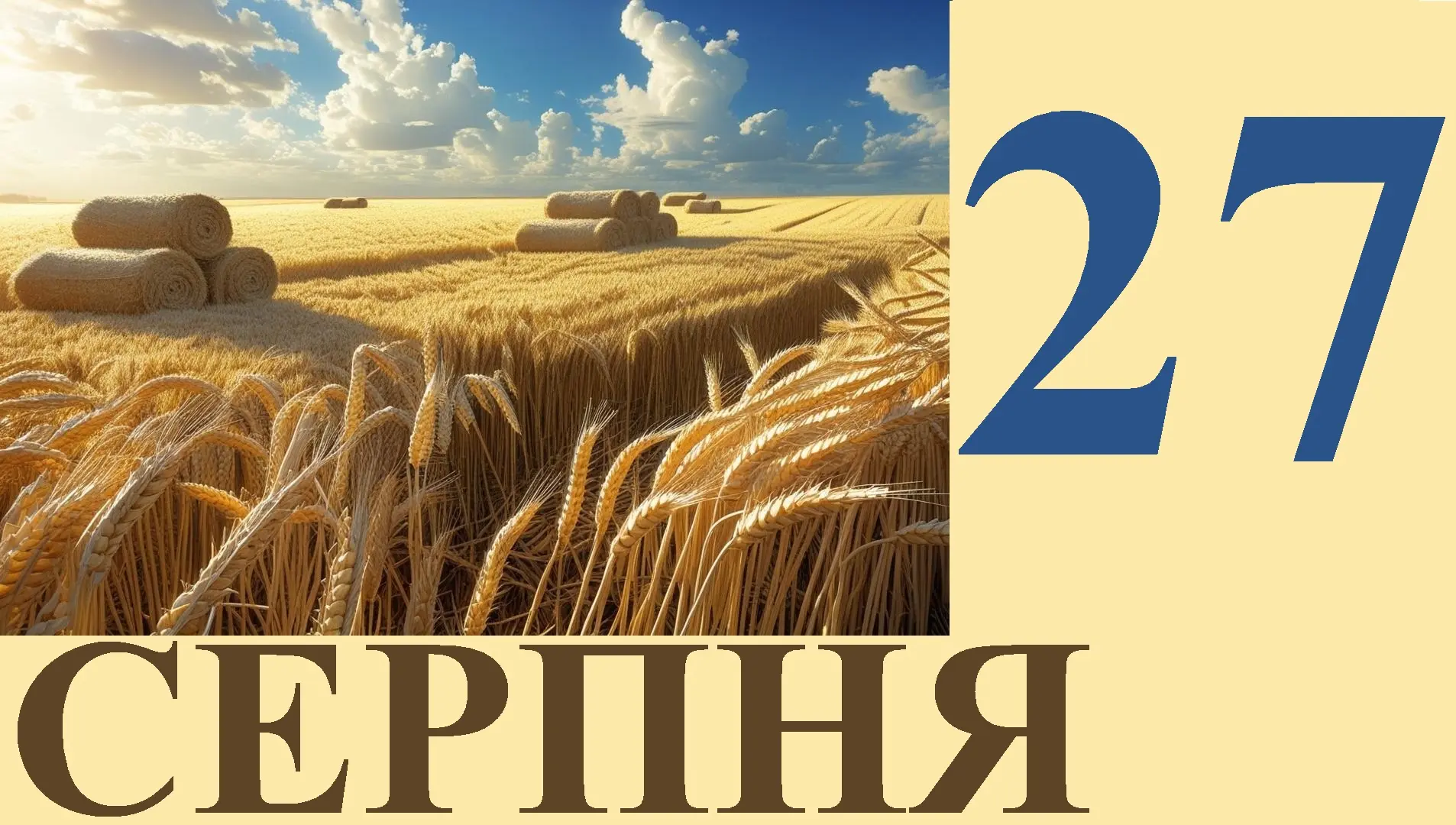 Сьогодні 27 серпня: яке свято та день в історії