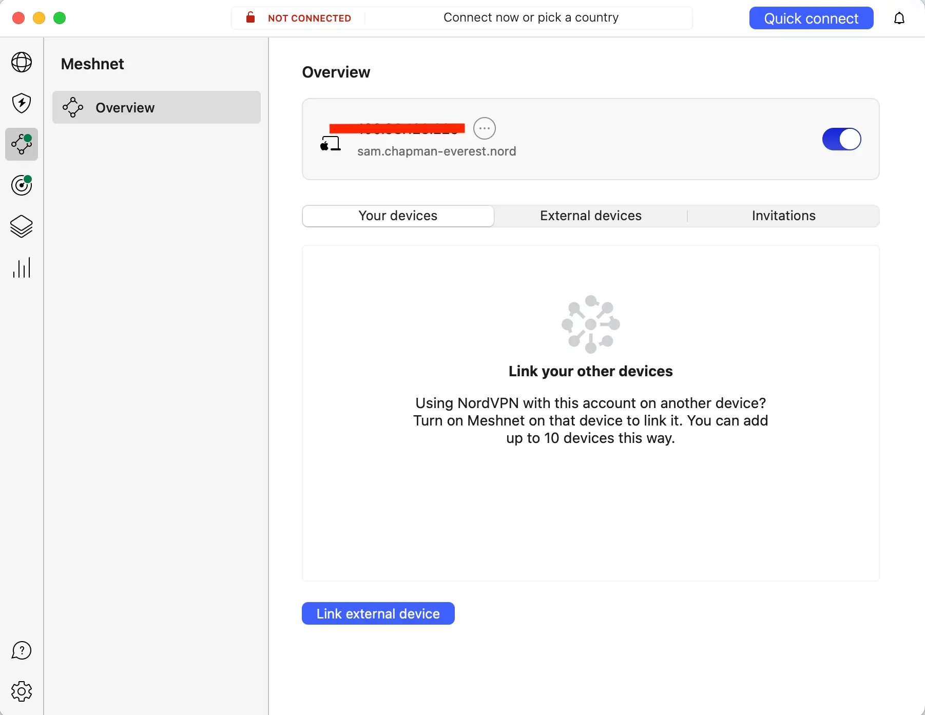 NordVPN припинить роботу Meshnet 1 грудня