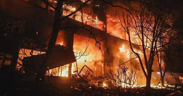 Харків масовано атакували дронами, багато постраждалих
