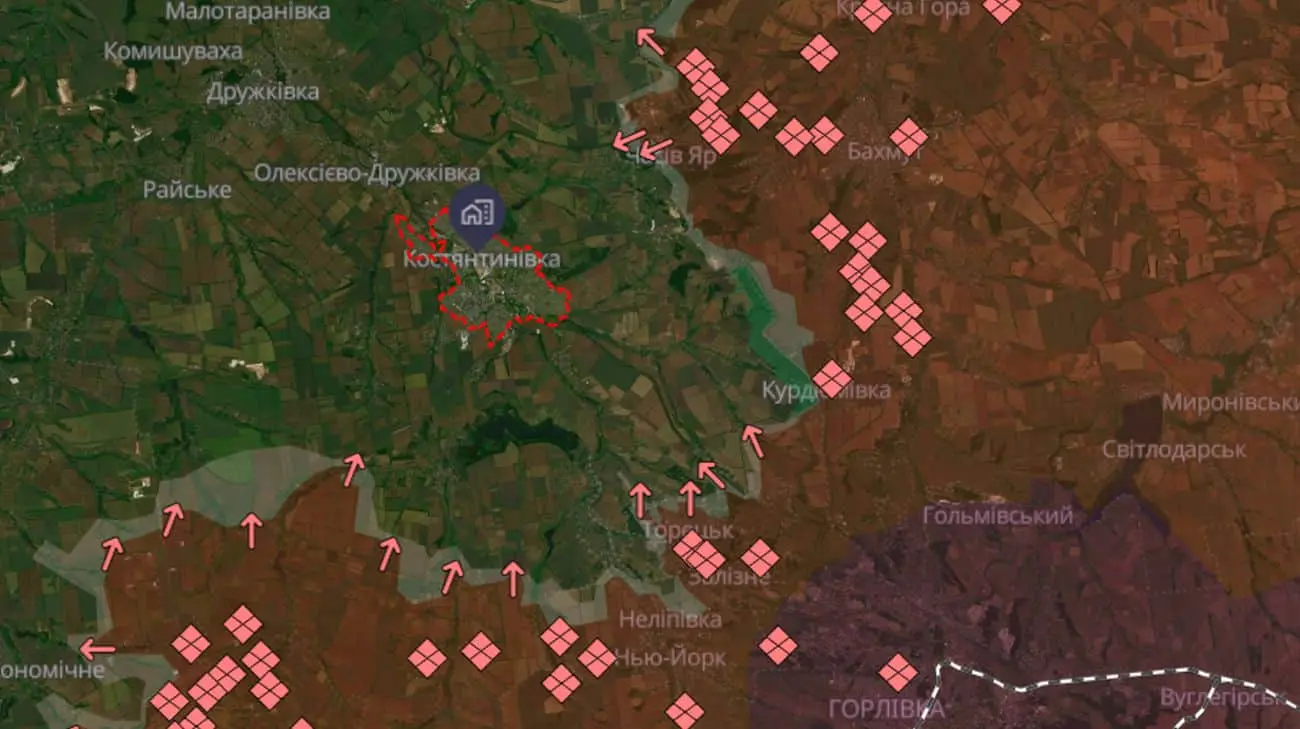 ОСУВ ''Хортиця'': Росіяни намагаються взяти Костянтинівку в кільце з трьох напрямків