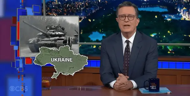 У США популярне вечірнє шоу на CBS показало мапу України без Криму (відео)